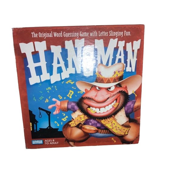 Hangman Game Board Game 2003 Parker Brothers - Hasbro  Ages 8+ - 2 Players - Picture 2 of 8